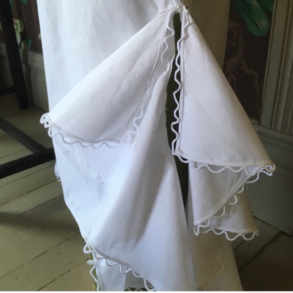 white Jonathan Simkhai button up dress - Picture 5 of 9